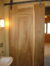 Solid wood (poplar) interior doors were sealed with AFM Safeseal.